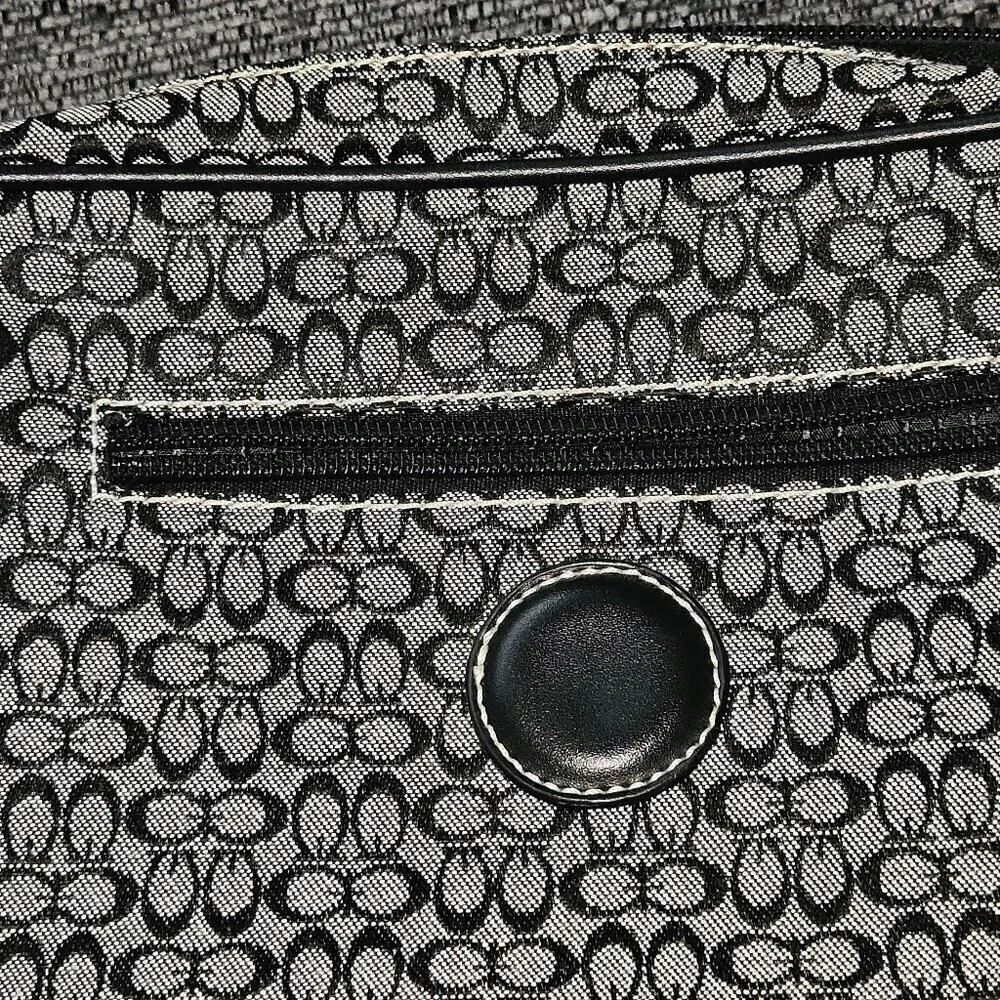 OKPTA BLACK AND GREY PURSE Medium AJUSTABLE STRAP Crossbody Bag